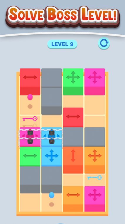 色彩流拼图游戏