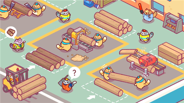 伐木猫可爱的闲置大亨Lumbercat图1