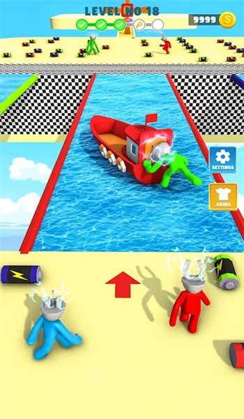 插头橡皮人奔跑竞赛HeadConnectorPlugRaceGame图3