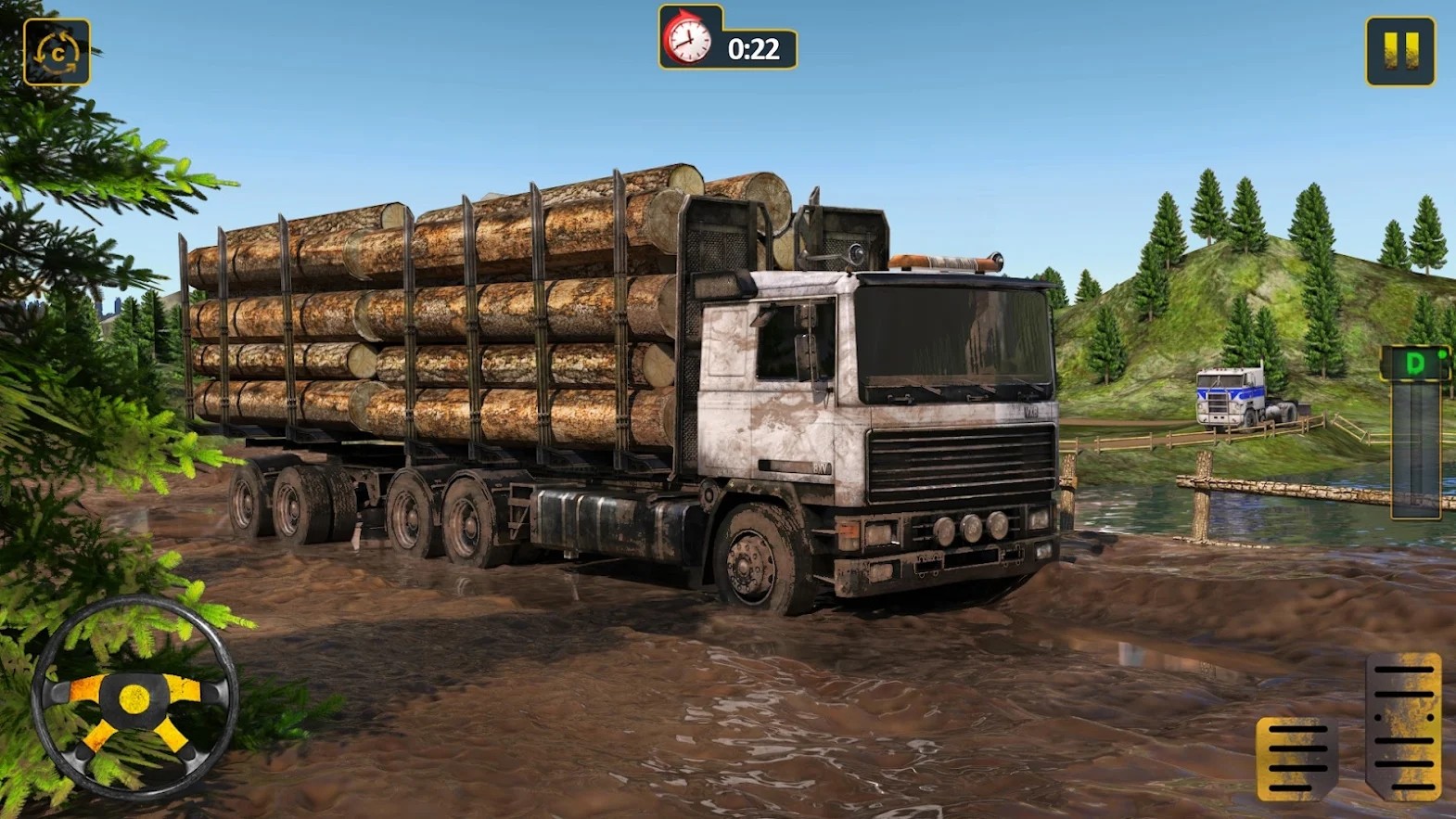 泥浆卡车模拟器亡命之徒游戏截图2