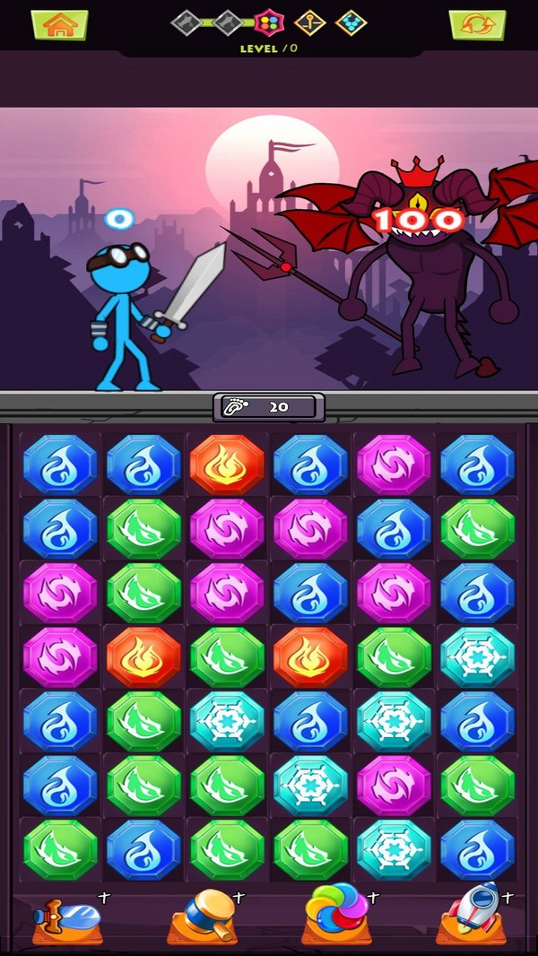 火柴人粉碎战游戏最新图1