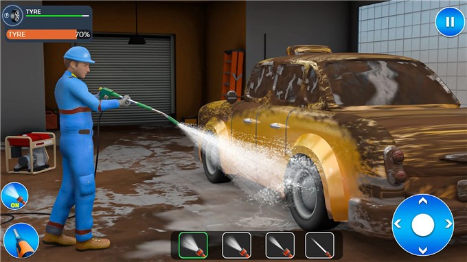 高压水枪洗车模拟器游戏截图1