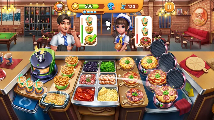 小镇大厨无限金币钻石破解版(COOKING CITY)截图3