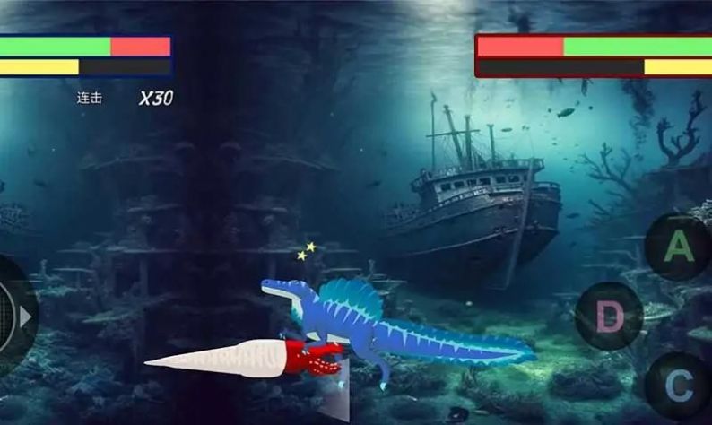 巨齿鲨与海怪搏斗图3