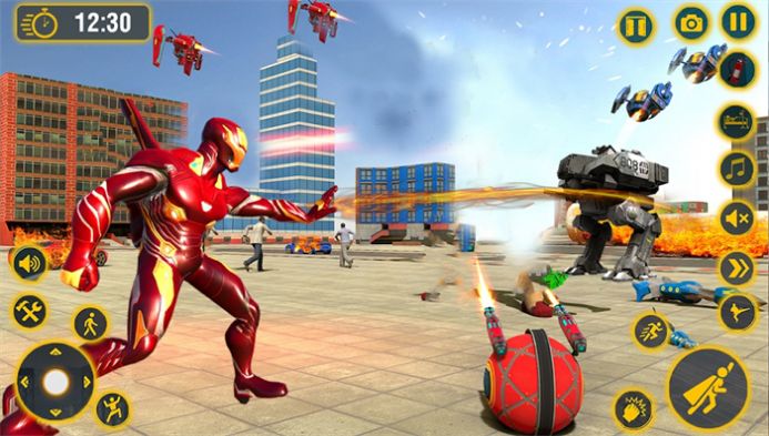 城市钢铁英雄战士ironherosuperheroirongame图1