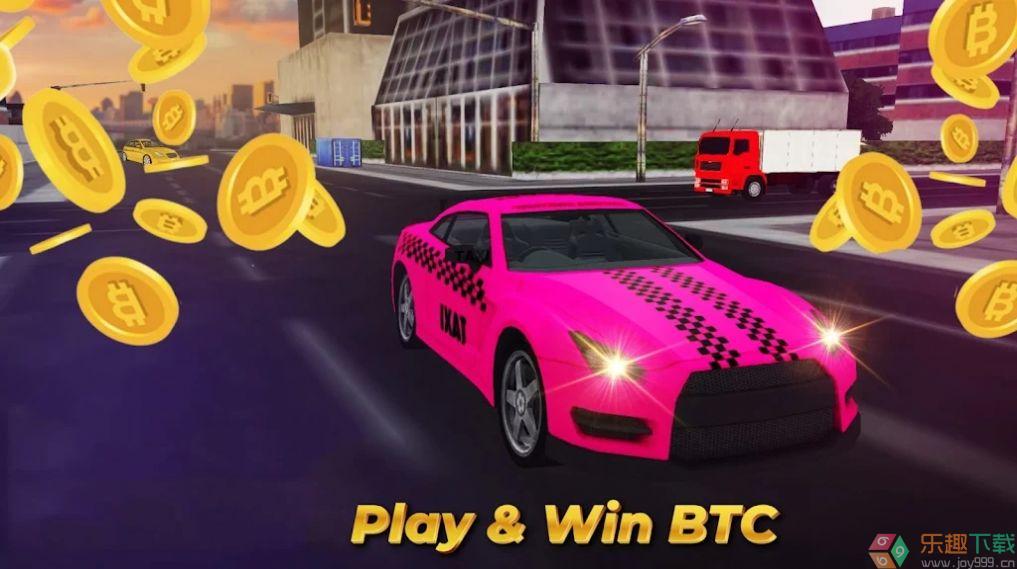 粉色城市汽车图1