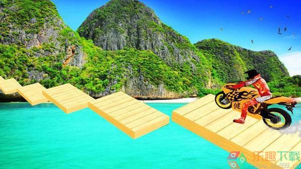 摩托车特技赛跑图2