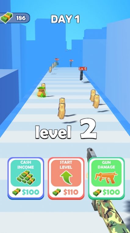 机关枪冲锋跑图1