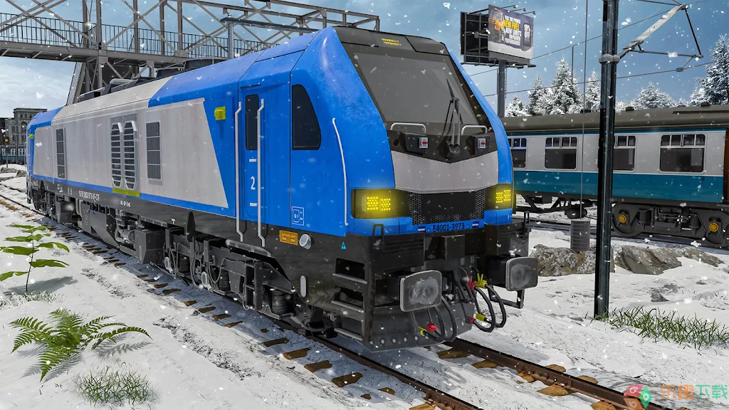 雪地上坡火车驾驶模拟SnowUphillTrainSimulator3D图3