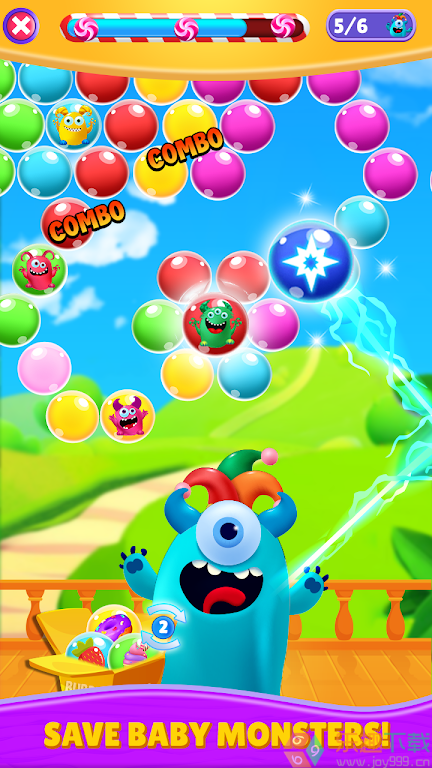 儿童泡泡爆破MonsterRescueKidsBubblePop图1