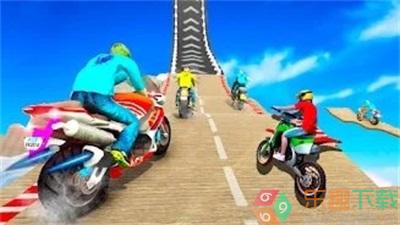 摩托车空中跳跃BikeSkyStunt1.0.8图3