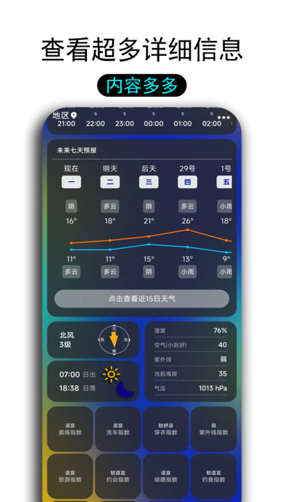 一早天气预报截图3