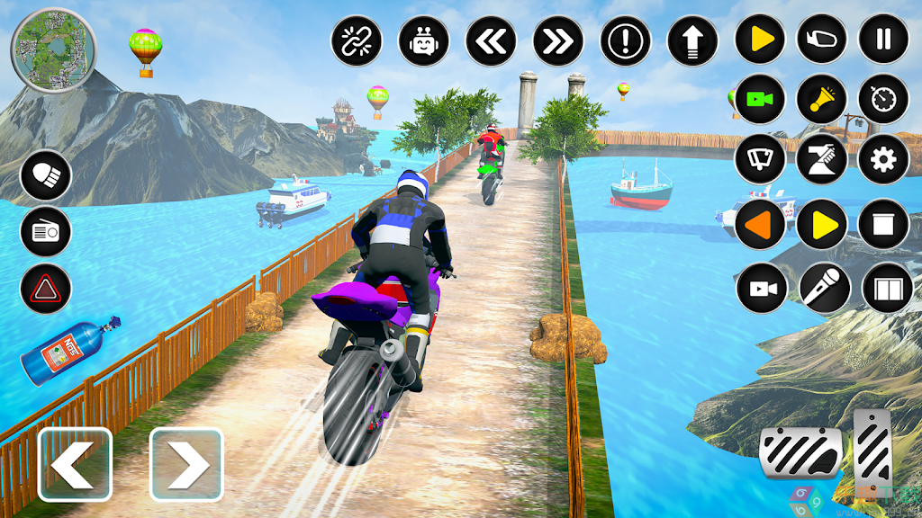 极限自行车行驶特技表演ExtremebikeGame图1