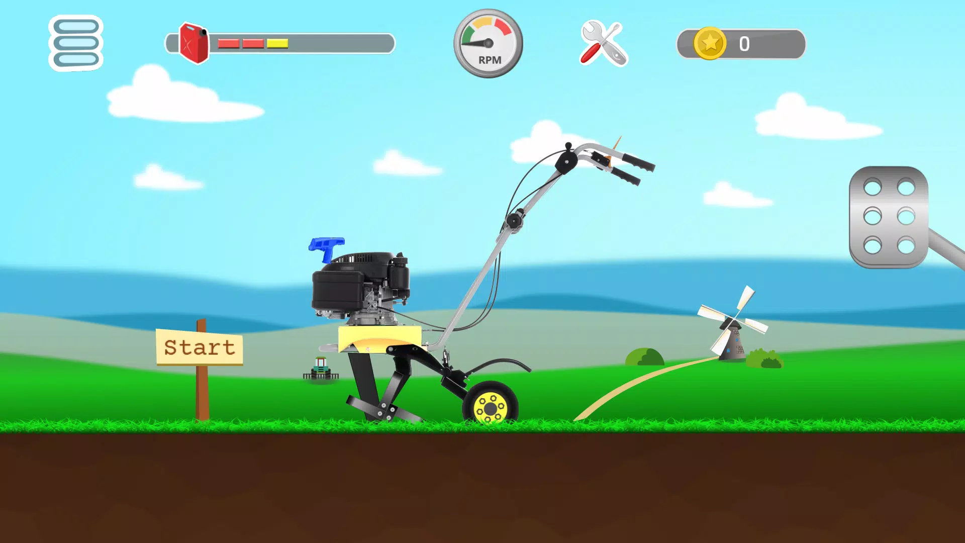 莫托布洛克耕地模拟器游戏(Motoblock)图2