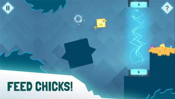 几何形状方形鸟游戏图1