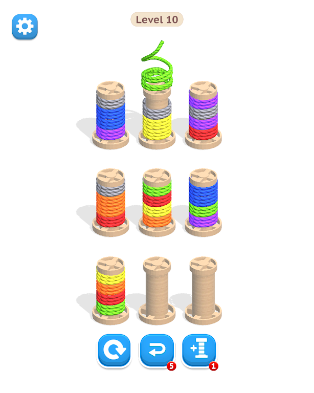 绳索配色游戏(Rope Color Match 3D)