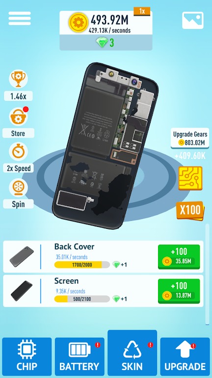 IdleGadgets手机组装模拟器游戏图1