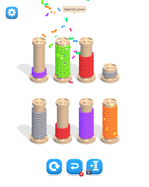绳索配色游戏(Rope Color Match 3D)
