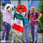 趣味图文益智拼图游戏Yolo Aventuras Puzzle Jigsaw Game