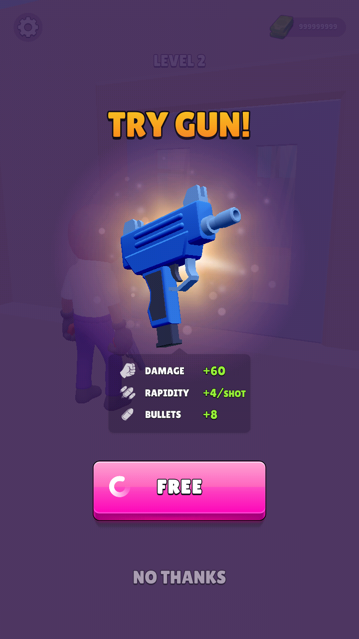 枪声奔跑破解版图4