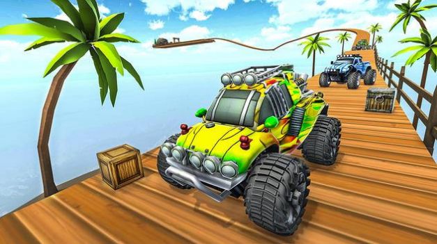 爬山特技汽车MountainClimbStuntCarGames图2
