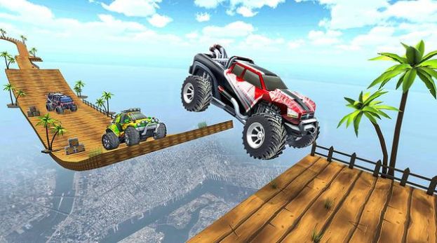 爬山特技汽车MountainClimbStuntCarGames图1