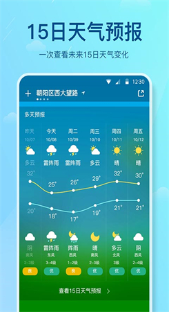 天气预报24小时