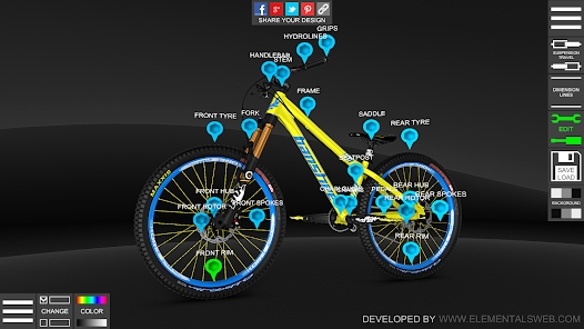 自行车配置器3D游戏2023最新版Bike3DConfigurator截图2
