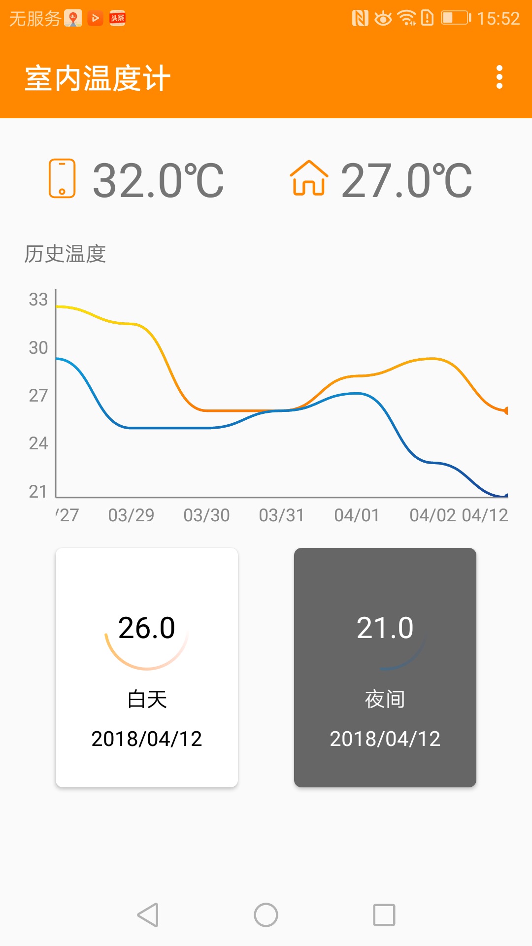 室内温度计测量手机APP