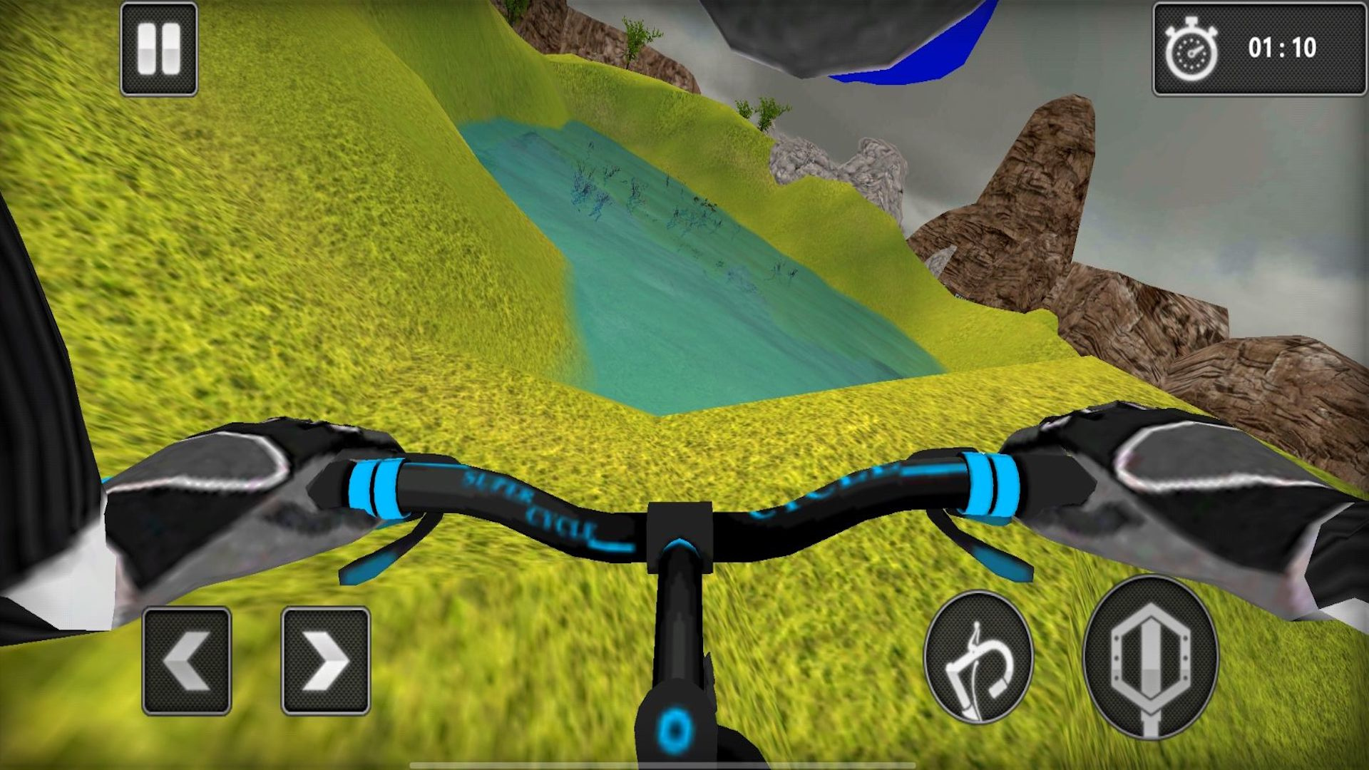 模拟自行车越野游戏图1