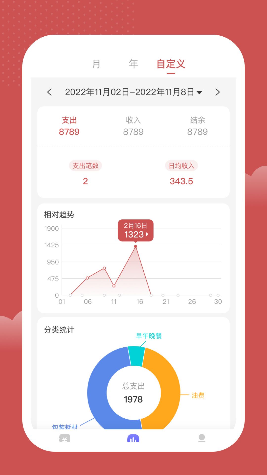 诺尼记账app1.0.0安卓版简单易用的记账工具