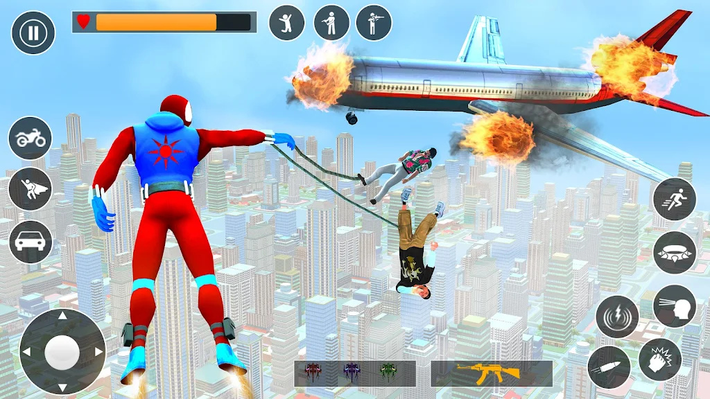 蜘蛛英雄斗绳英雄游戏(spider hero fighting rope hero)图2