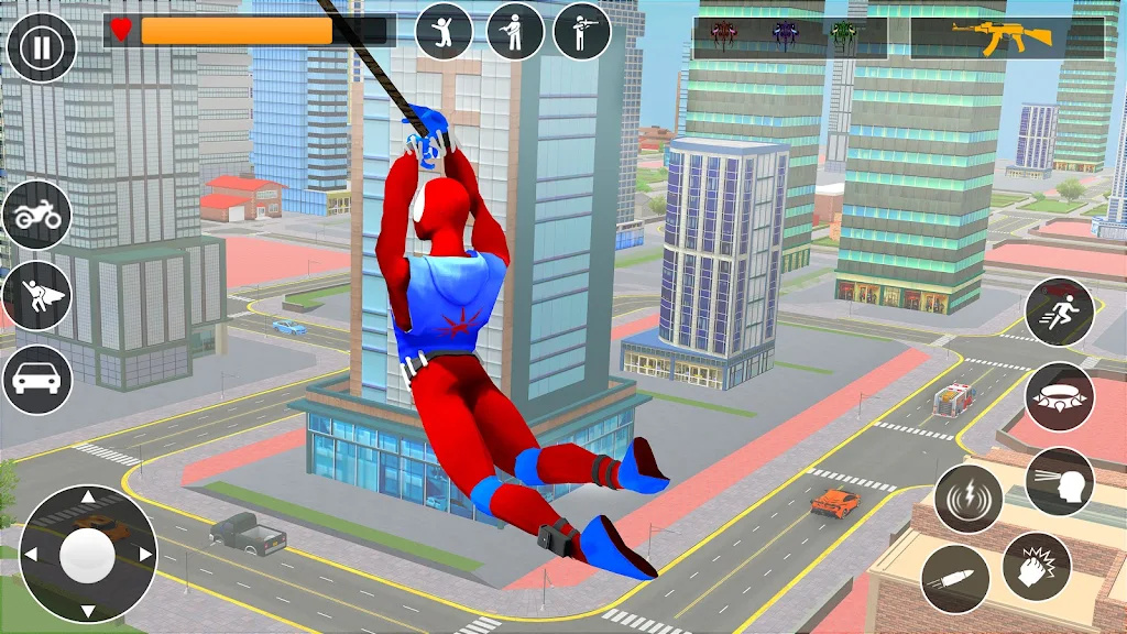蜘蛛英雄斗绳英雄游戏(spider hero fighting rope hero)图3