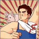 养猪致富新农村图标