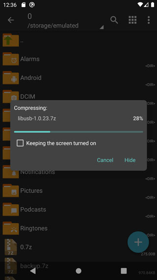 zarchiver pro蓝色版图1