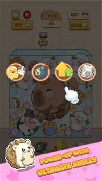 毛茸茸的水豚合并游戏图2