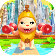 香蕉猫举重英雄Lifting Hero Banana