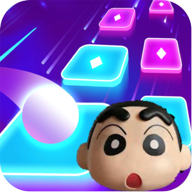 蜡笔小新瓷砖跳跃Crayon Shin Chan Tiles Hop