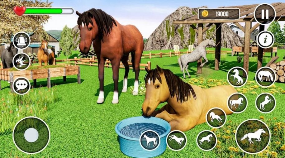 Wild Horse Family Life Game游戏