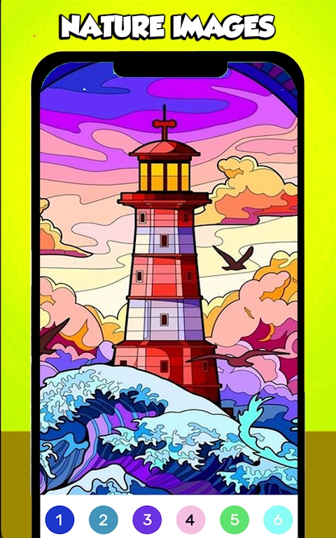 绘画颜色:按数字涂色Paint color:color by number