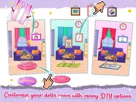 DIY纸娃娃L.O.L女孩DIY Paper Doll Chibi DressUp