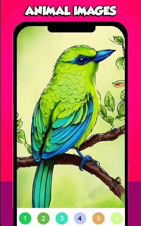 绘画颜色:按数字涂色Paint color:color by number