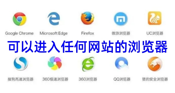 可以进入任何网站的浏览器