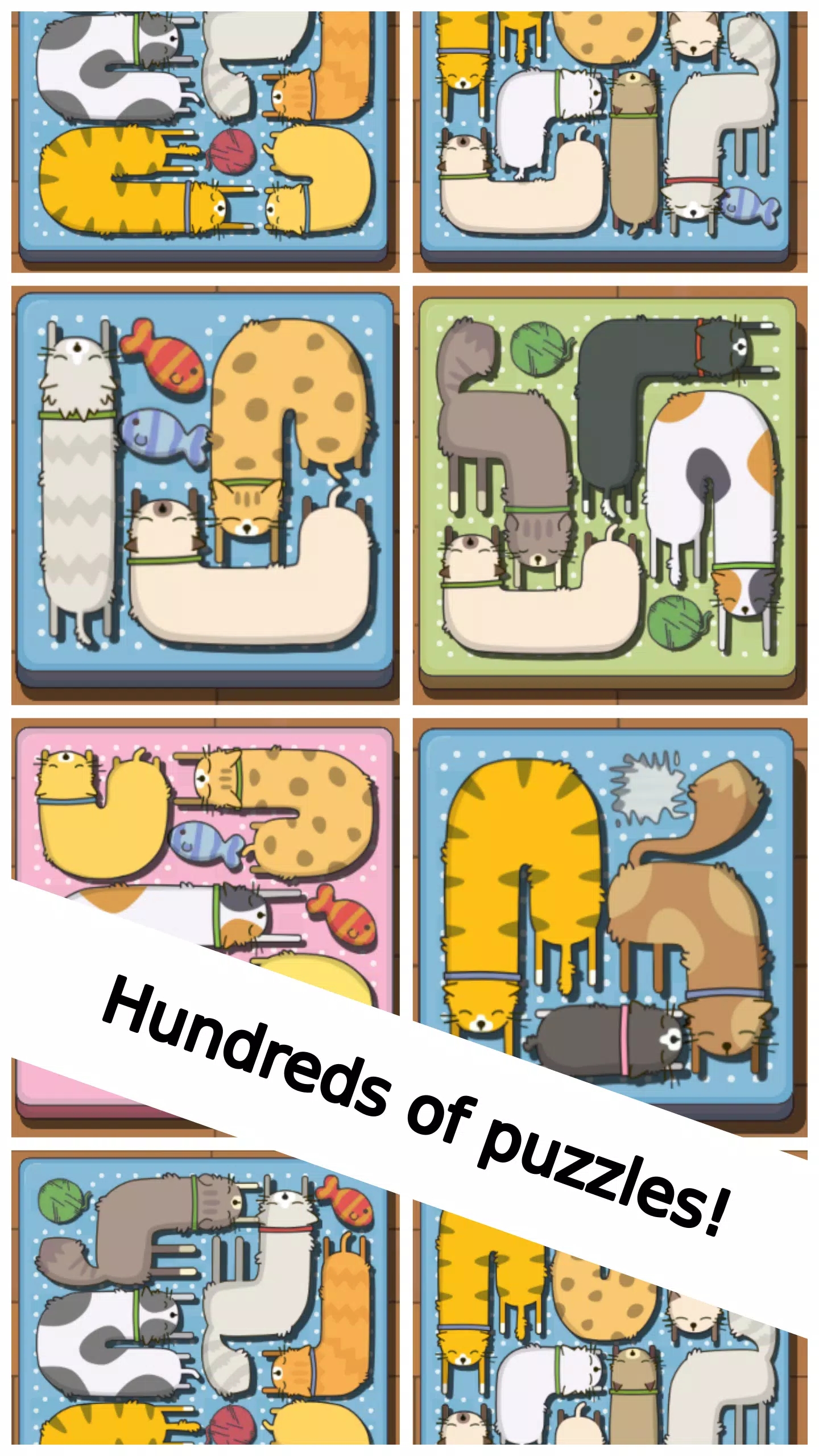 可爱的懒猫Snuggle Puzzle Cats:Lazy cats