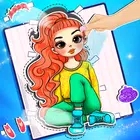 DIY纸娃娃L.O.L女孩DIY Paper Doll Chibi DressUp