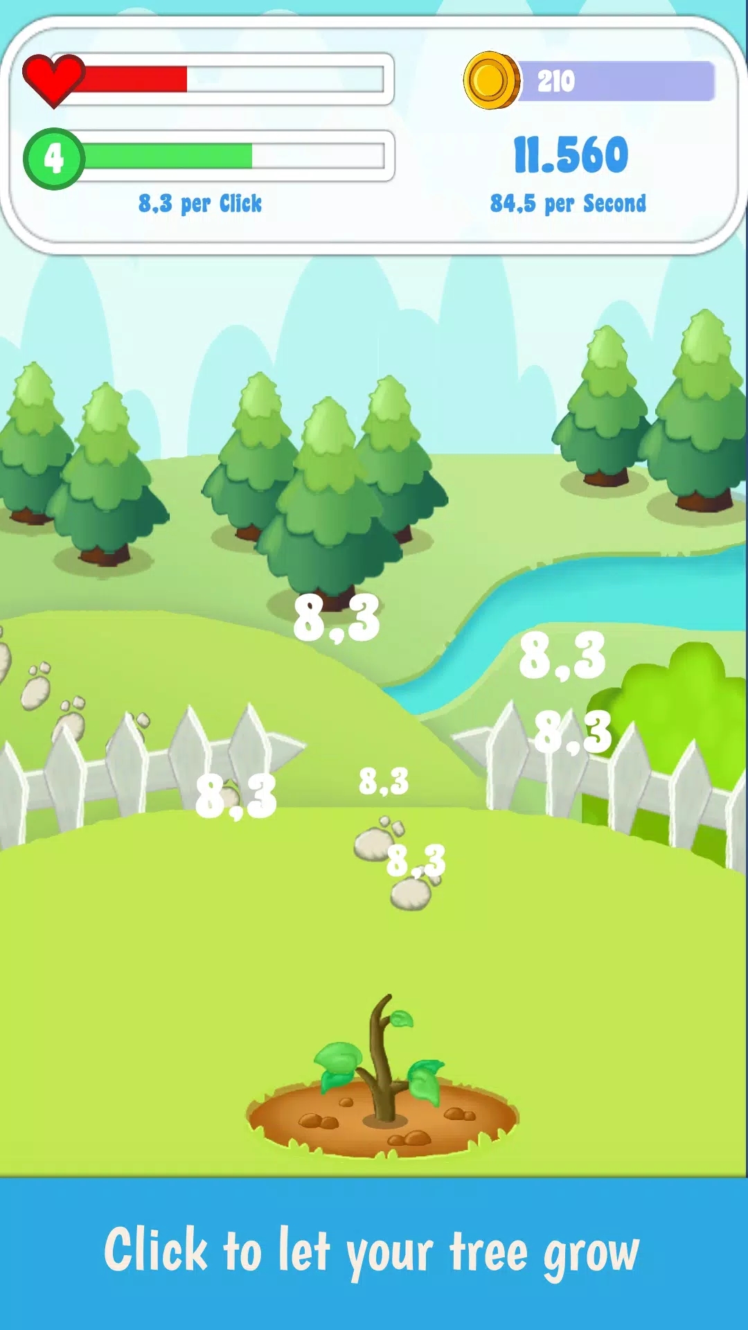 闲置树点击器Idle Growing Tree Clicker