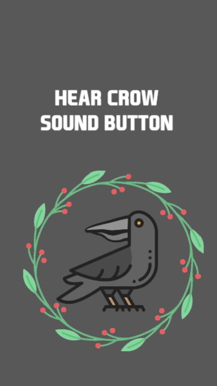 乌鸦叫声按钮Crow Sound Button