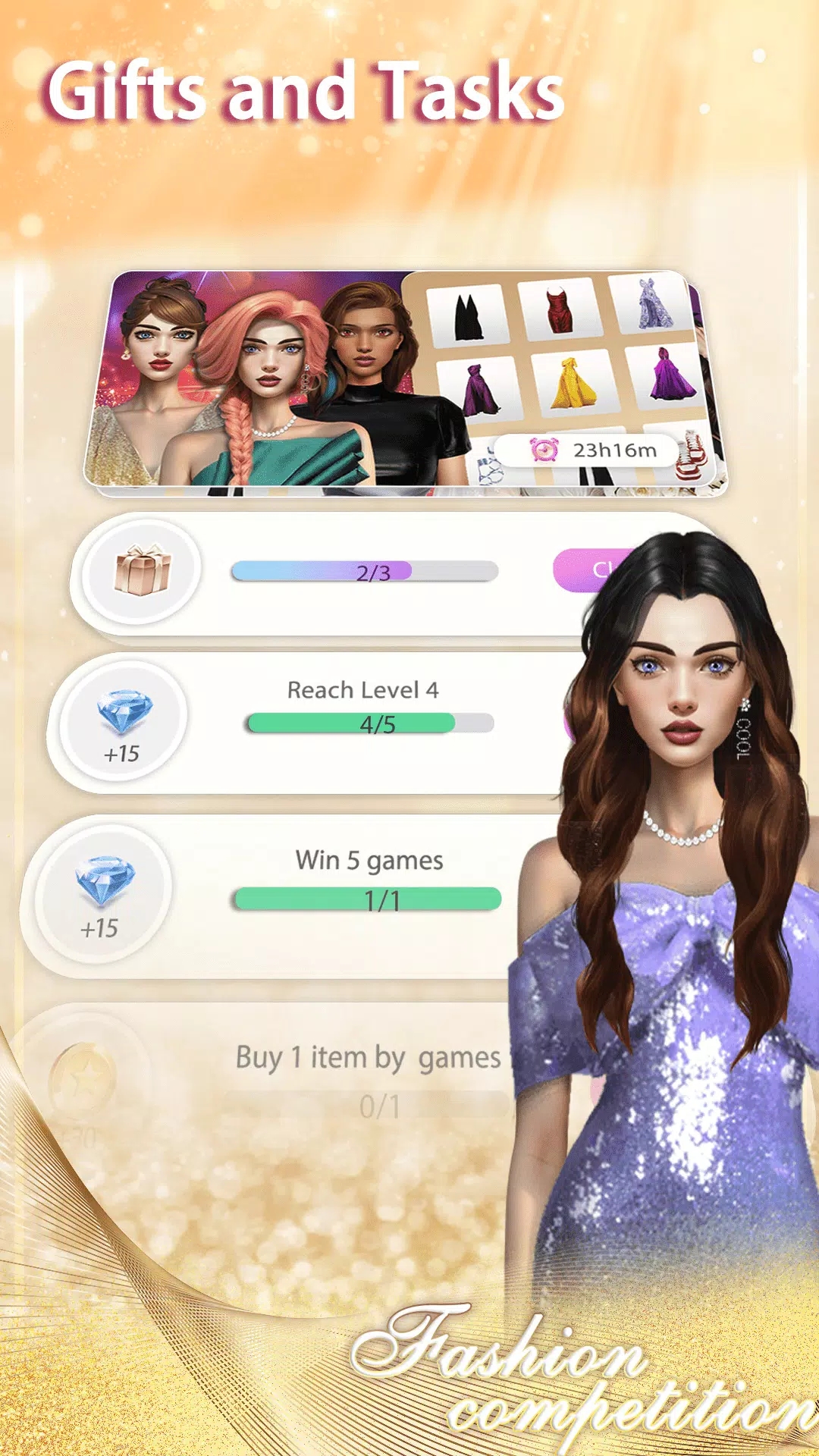 时尚改造:造型师女孩Fashion Makeover:Stylist girl