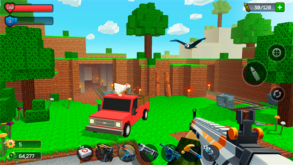 像素战斗僵尸突袭(pixel combat)