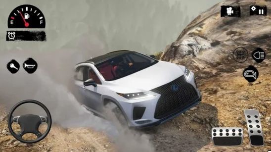 Lexus car offroad Drive